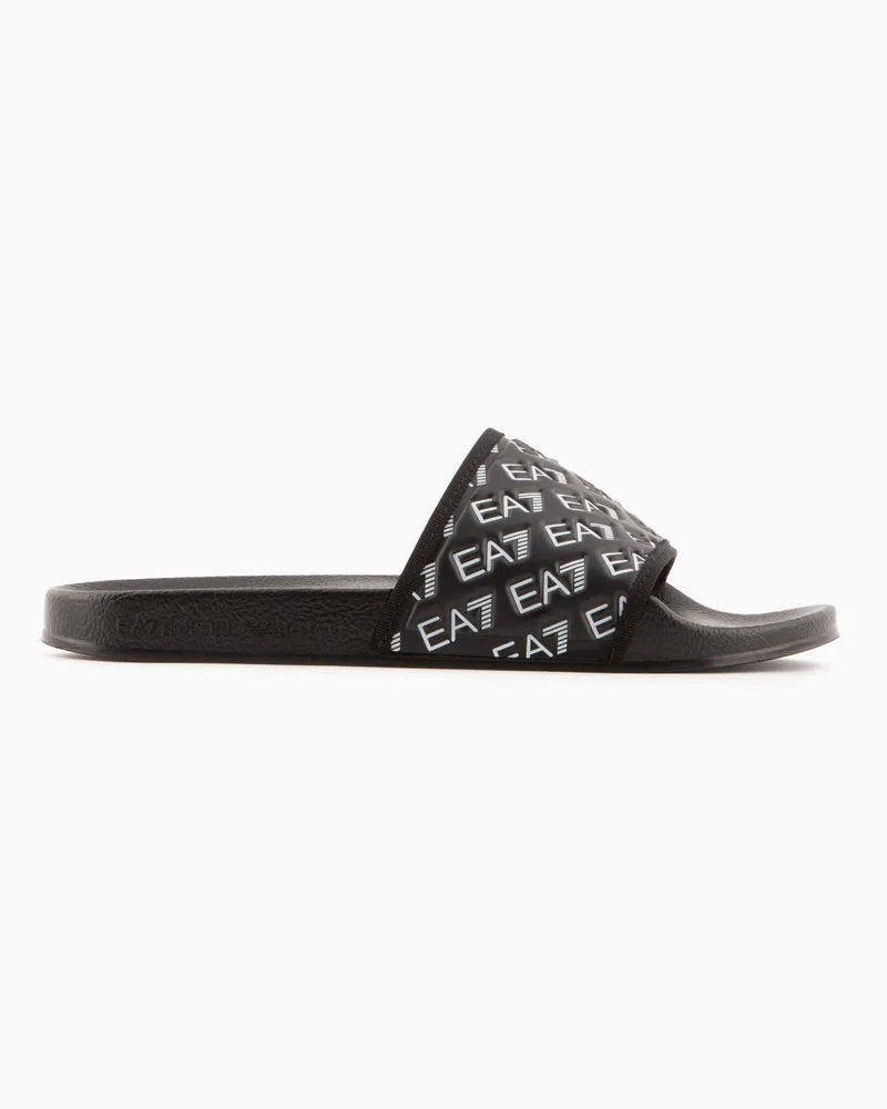 EA7 Slides Weiß