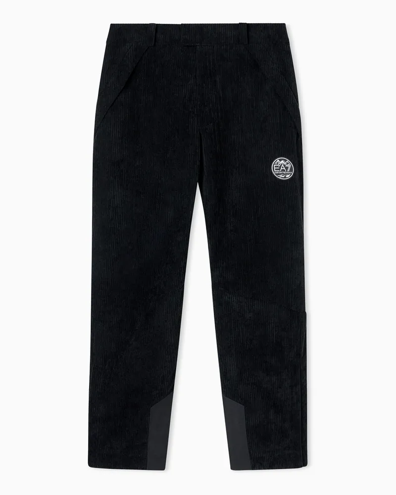 EA7 Ski-Hose aus Funktionsgewebe mit STRATUM7-Wattierung Schwarz