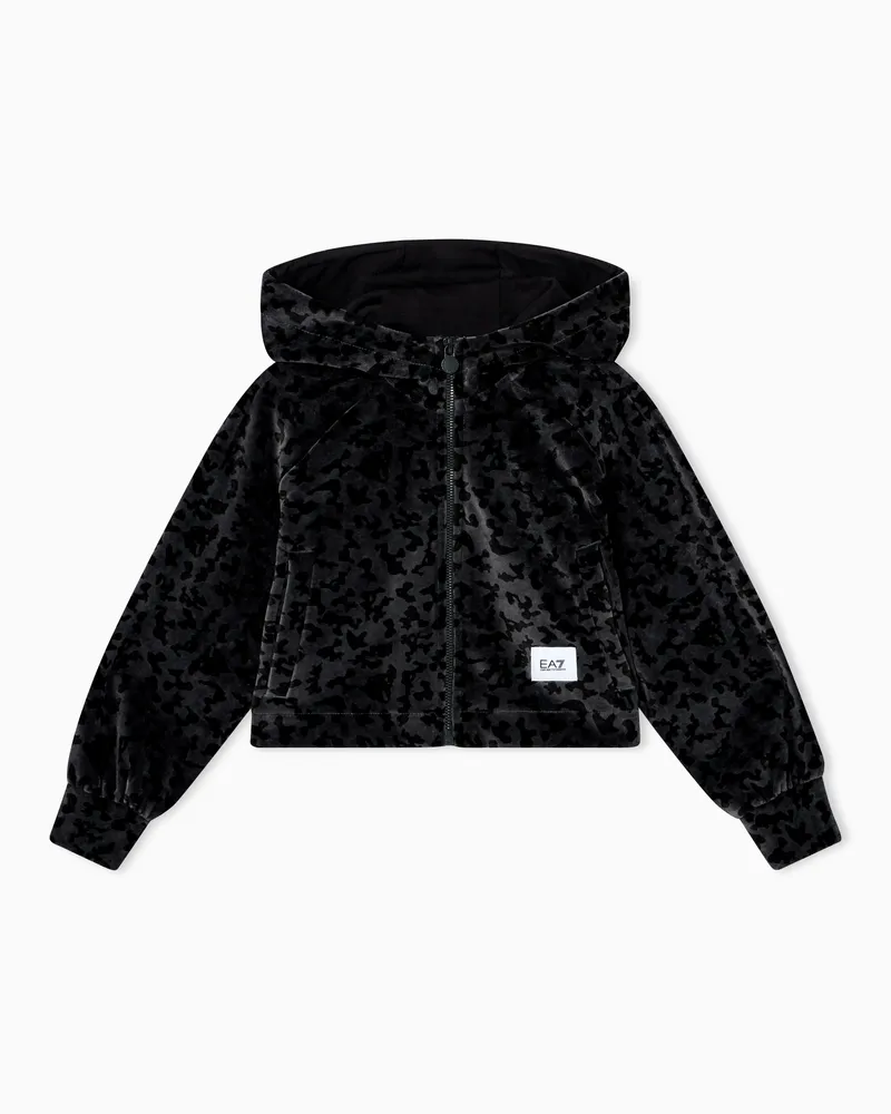 EA7 Sweatshirts mit Reißverschluss Grau