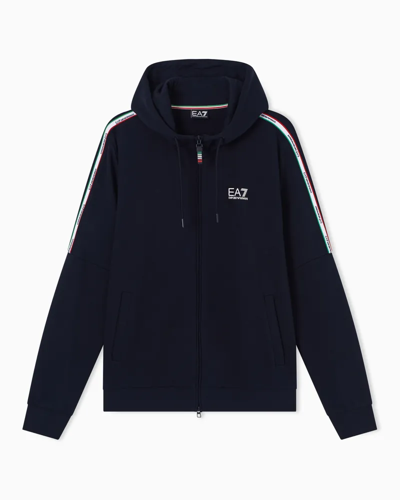 EA7 Sweatshirts mit Reißverschluss Marineblau
