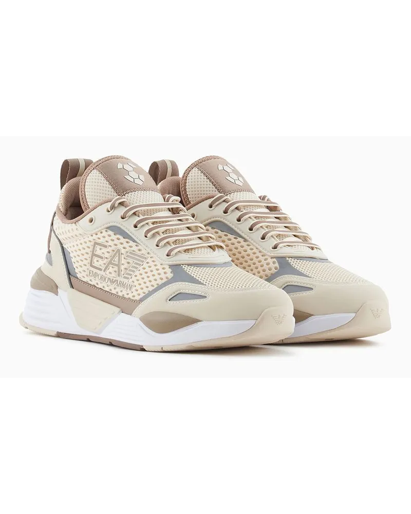 EA7 Sneakers Ace Runner Mesh Beige