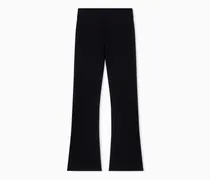 Baumwollstretch-Jersey Leggings mit Bootcut Core Lady