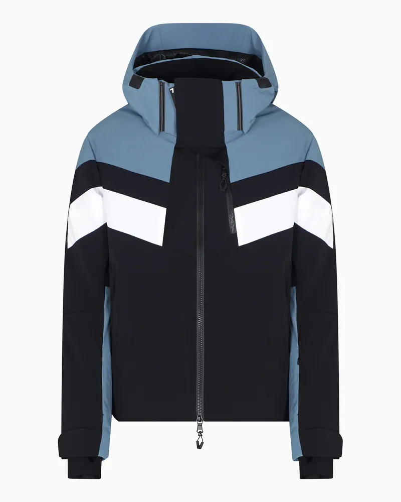 EA7 Skijacke aus Funktionsgewebe mit STRATUM7-Wattierung Schwarz