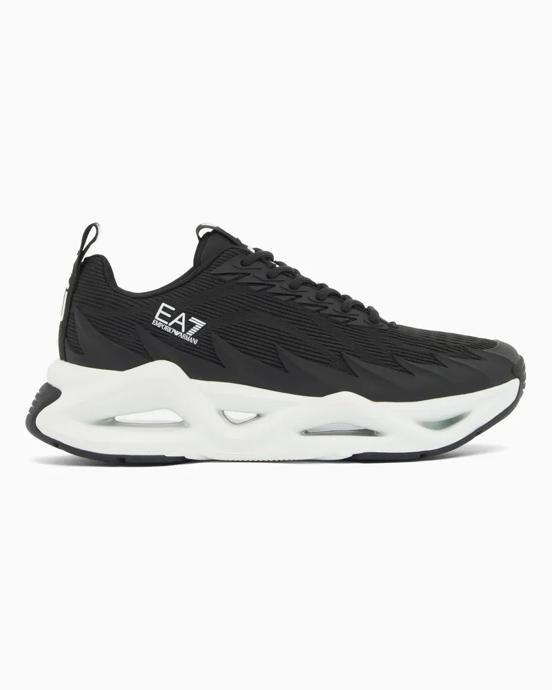 EA7 Sneaker Infinity Venom im Regular Fit aus Mesh Zweifarbig