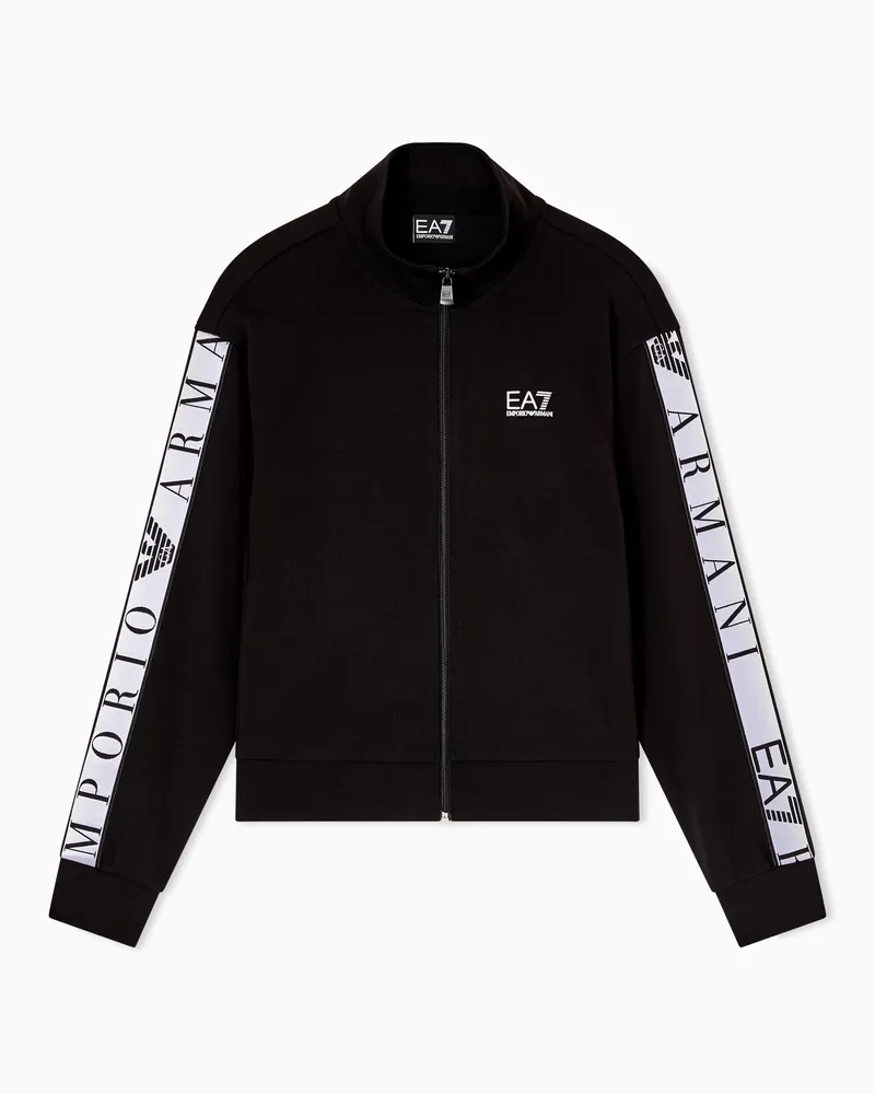 EA7 Sweatshirts mit Reißverschluss Schwarz