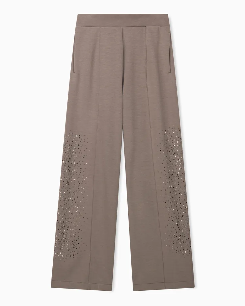 EA7 Jerseyhose Precious im Regular Fit mit Modalanteil Grau