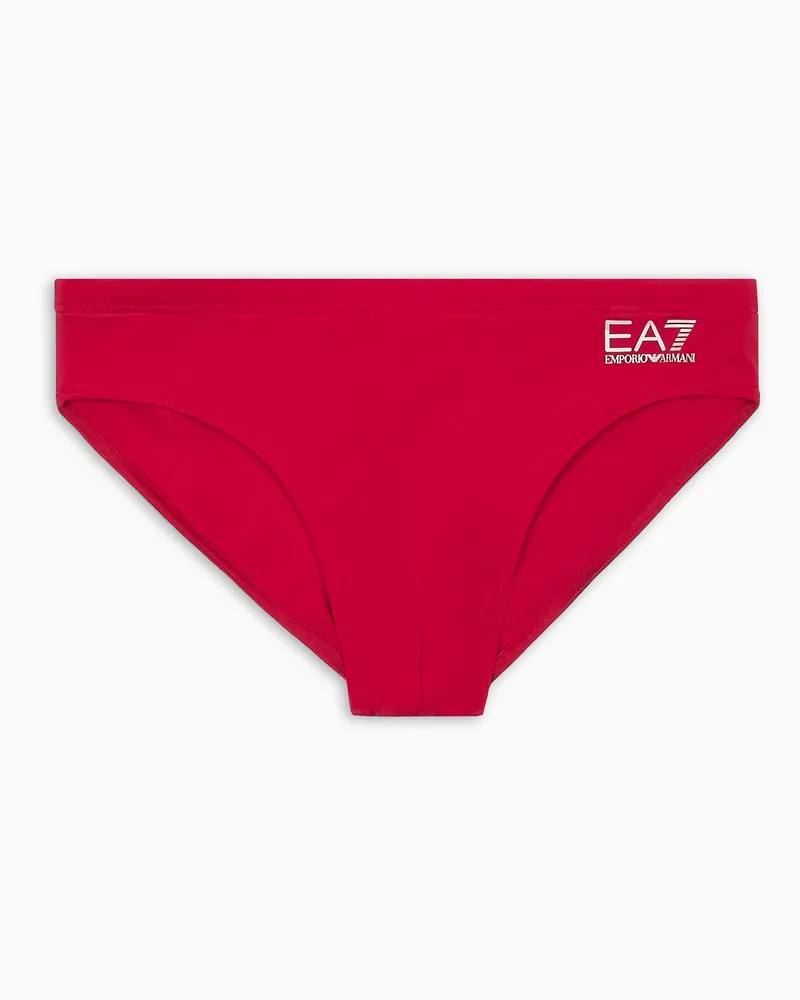 EA7 Badehose Rot