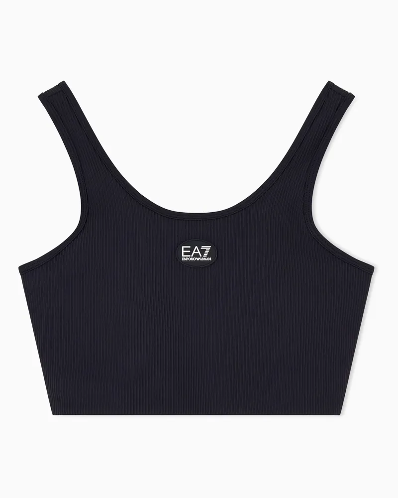 EA7 Dynamic Athlete Sport-BH aus VIGOR7-Funktionsgewebe Schwarz