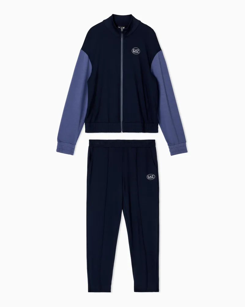 EA7 Tennis Pro Trainingsanzug aus VENTUS7-Funktionsgewebe Blau