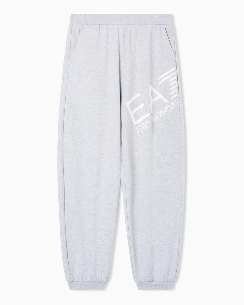 EA7 Logo Series Jogginghose aus Jersey Grau