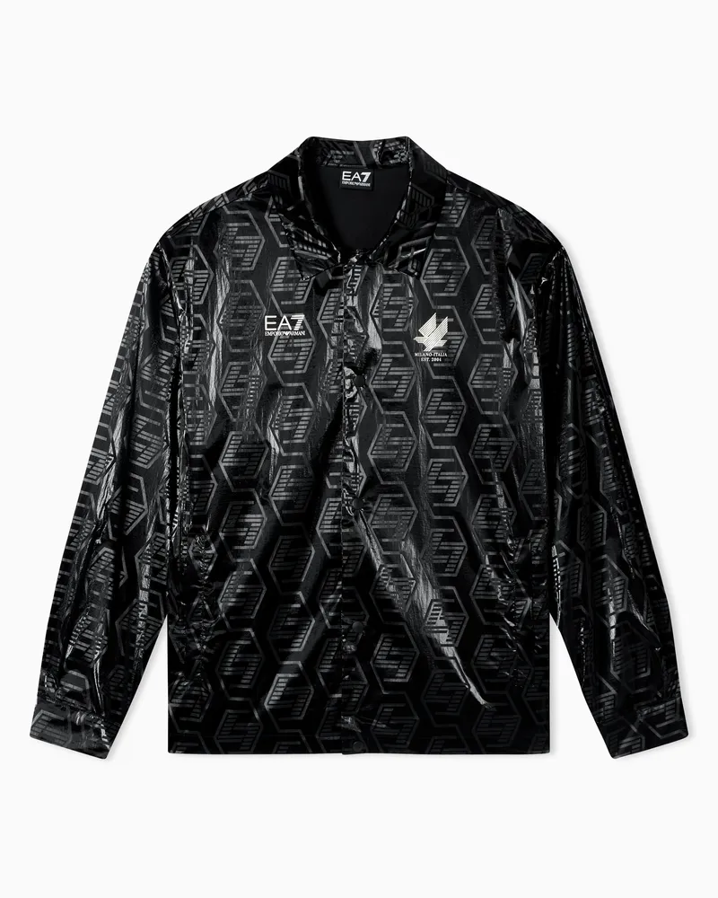 EA7 Blousons Schwarz