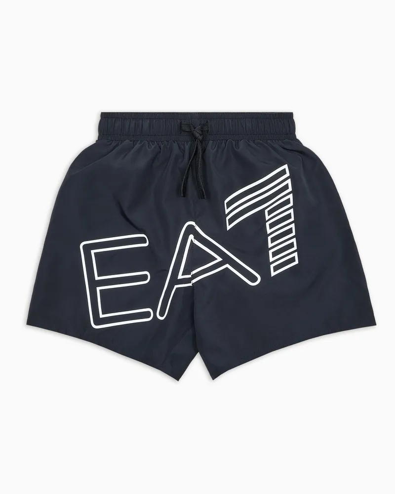 EA7 Strand-Boxershorts Schwarz