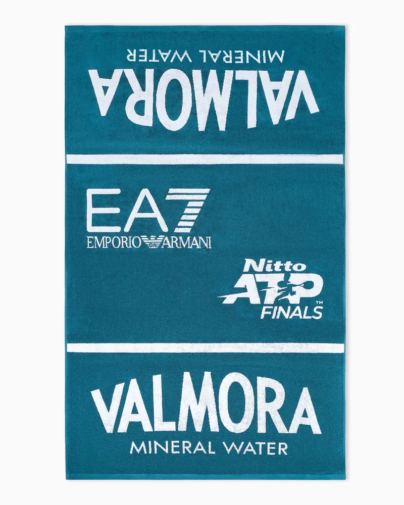 EA7 Nitto ATP Finals kleines Handtuch Grün