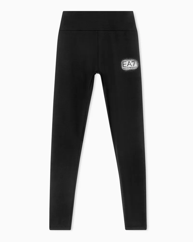 EA7 Leggings Schwarz