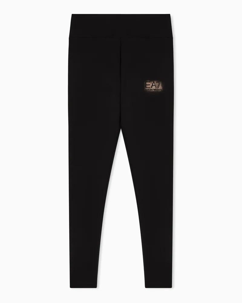 EA7 Leggings Schwarz