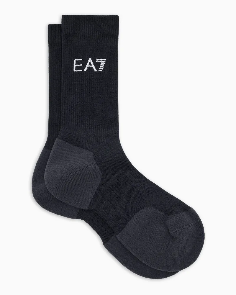 EA7 Tennis Pro Socken aus Baumwollstretch-Mischung Zweifarbig