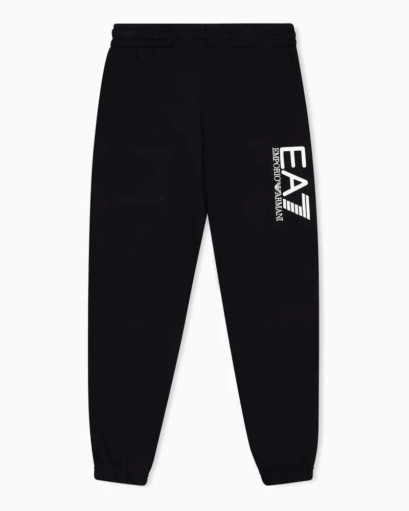 EA7 Visibility Jogginghose aus Baumwollmischung Schwarz