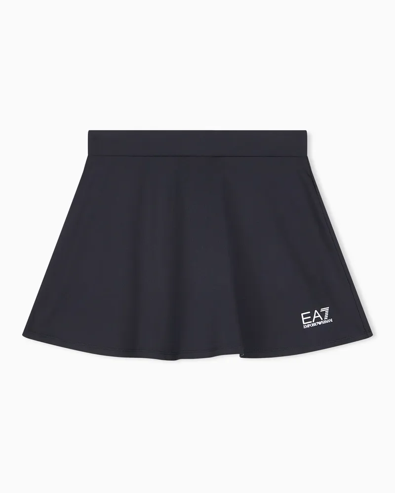 EA7 Tennis Pro Minirock aus VENTUS7-Funktionsgewebe Schwarz
