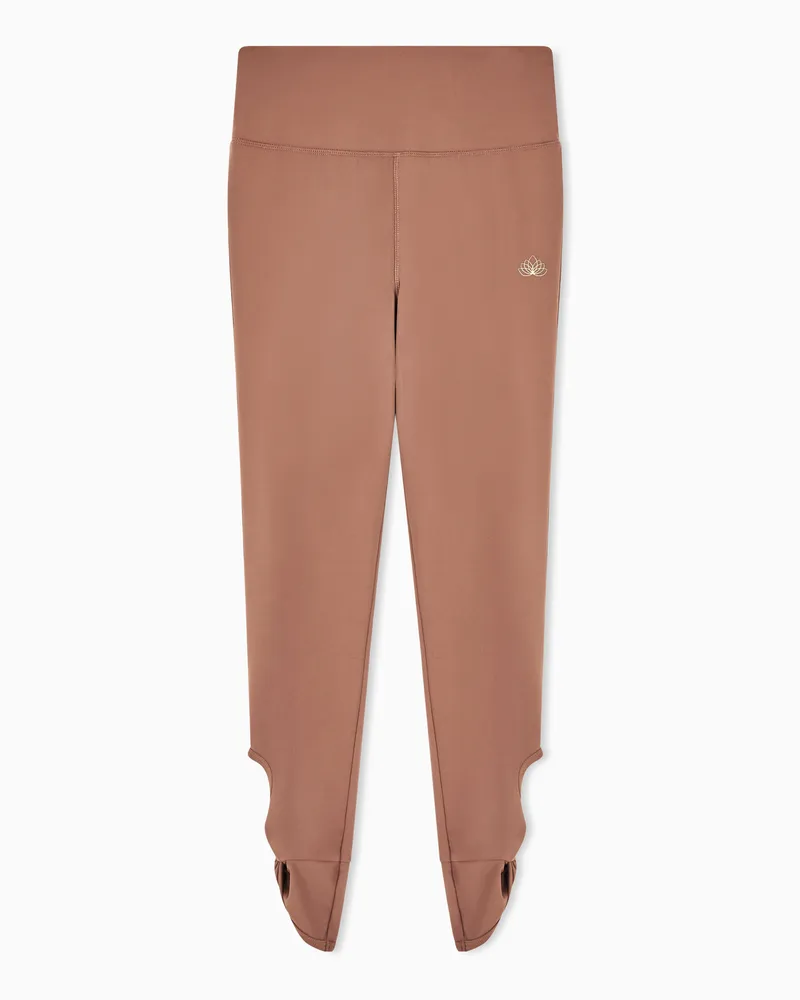 EA7 Fullness Leggings aus Vigor7-Stretchjersey Braun