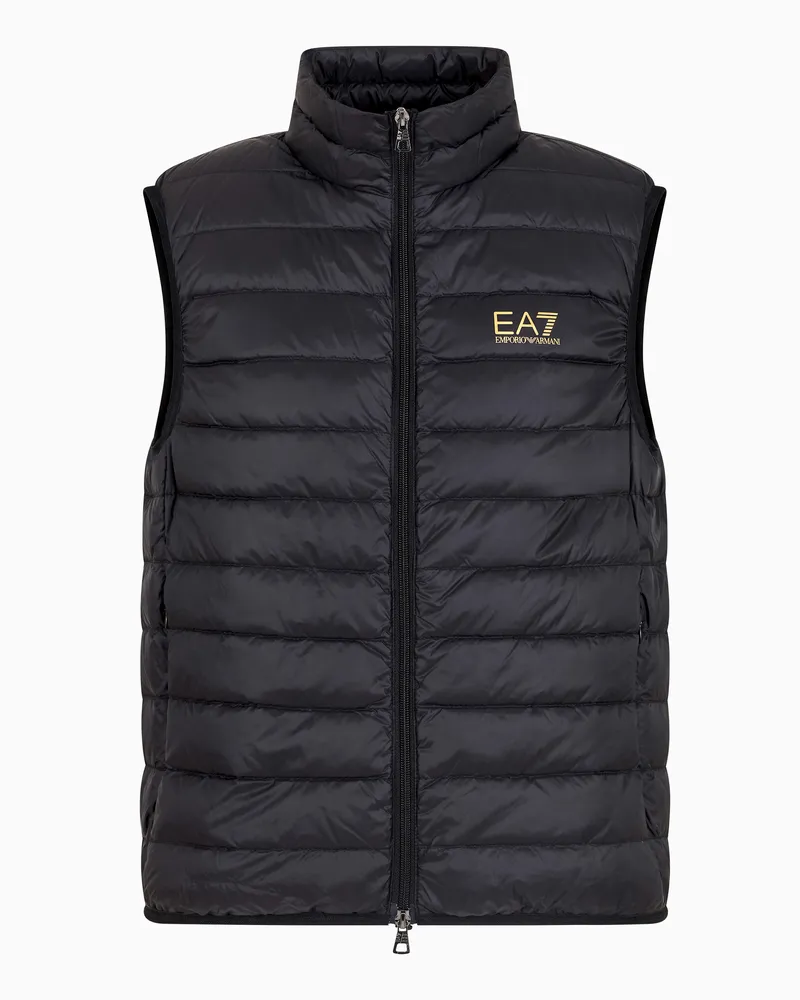EA7 Core Identity Packbare Weste Schwarz