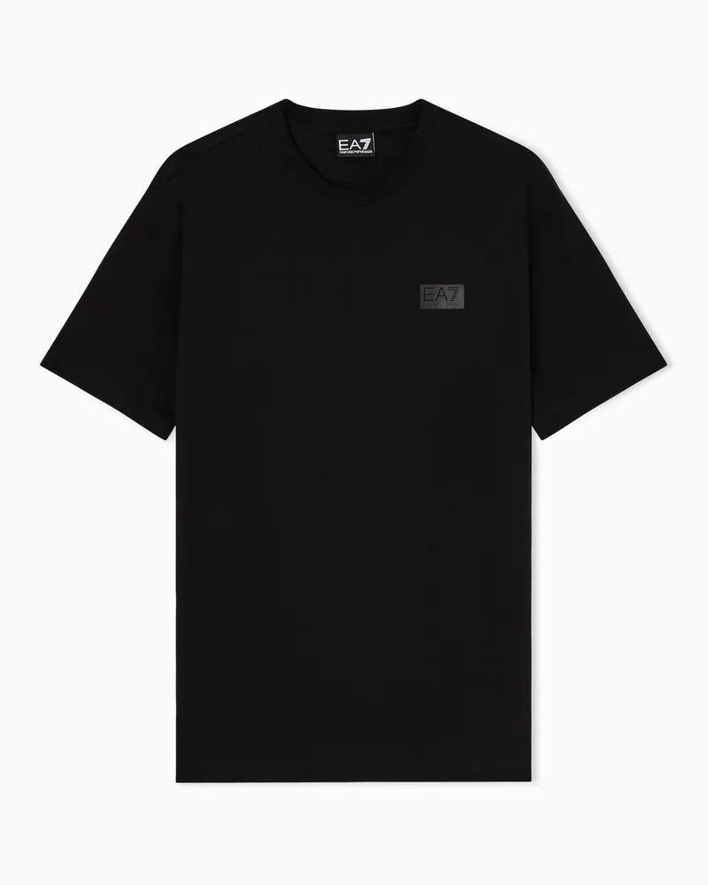 EA7 Regular Fit T-Shirts Schwarz
