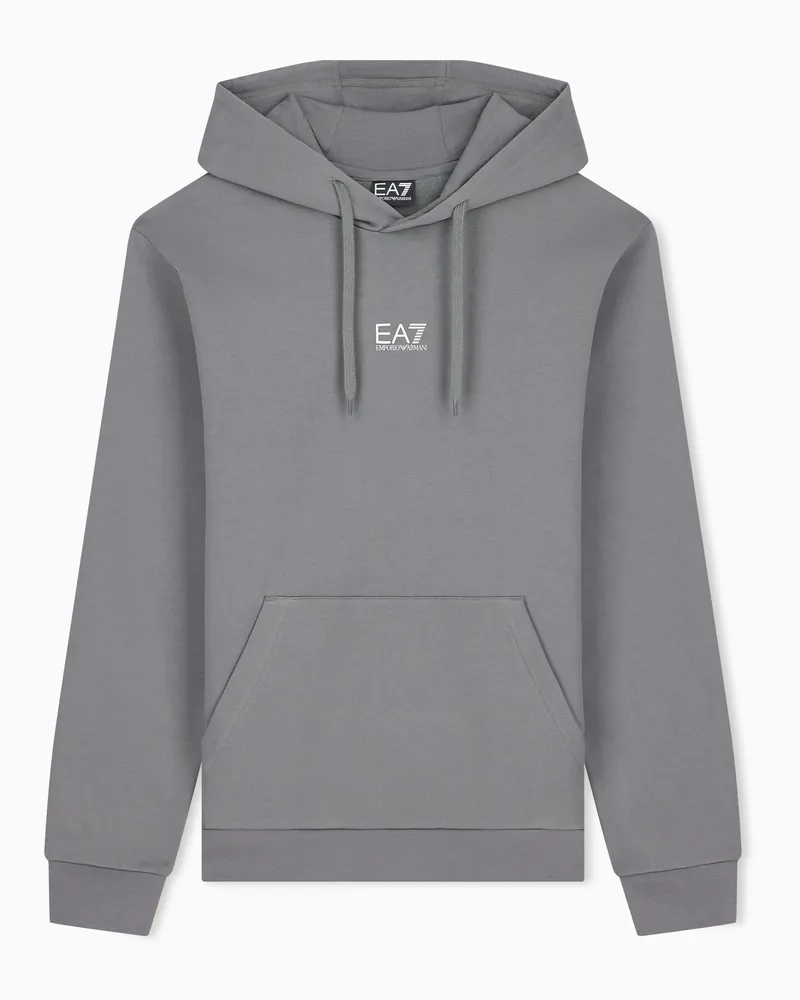 EA7 Sweatshirt Core Identity im Regular Fit aus Jersey Grau