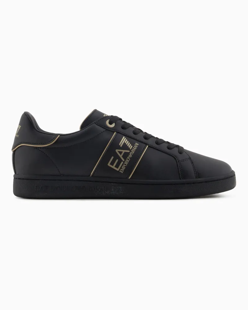 EA7 Klassische -Sneaker Schwarz