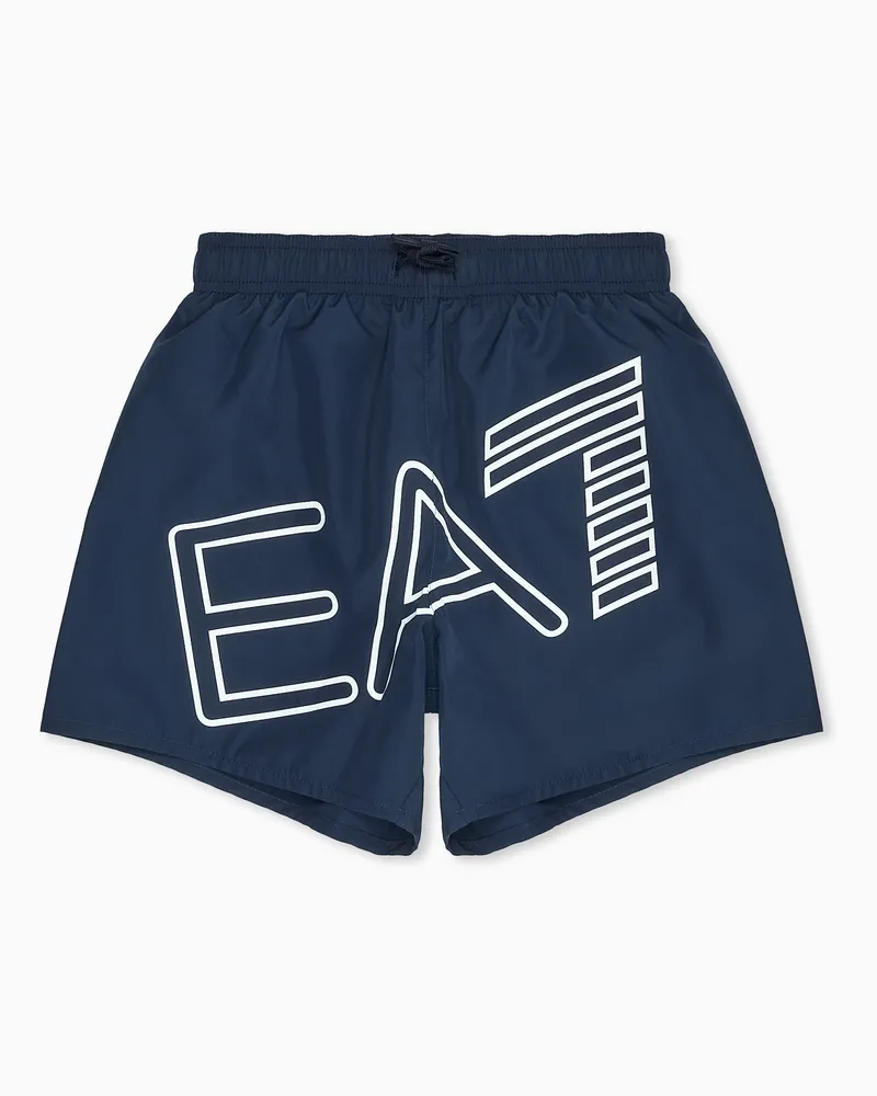 EA7 Strand-Boxershorts Marineblau