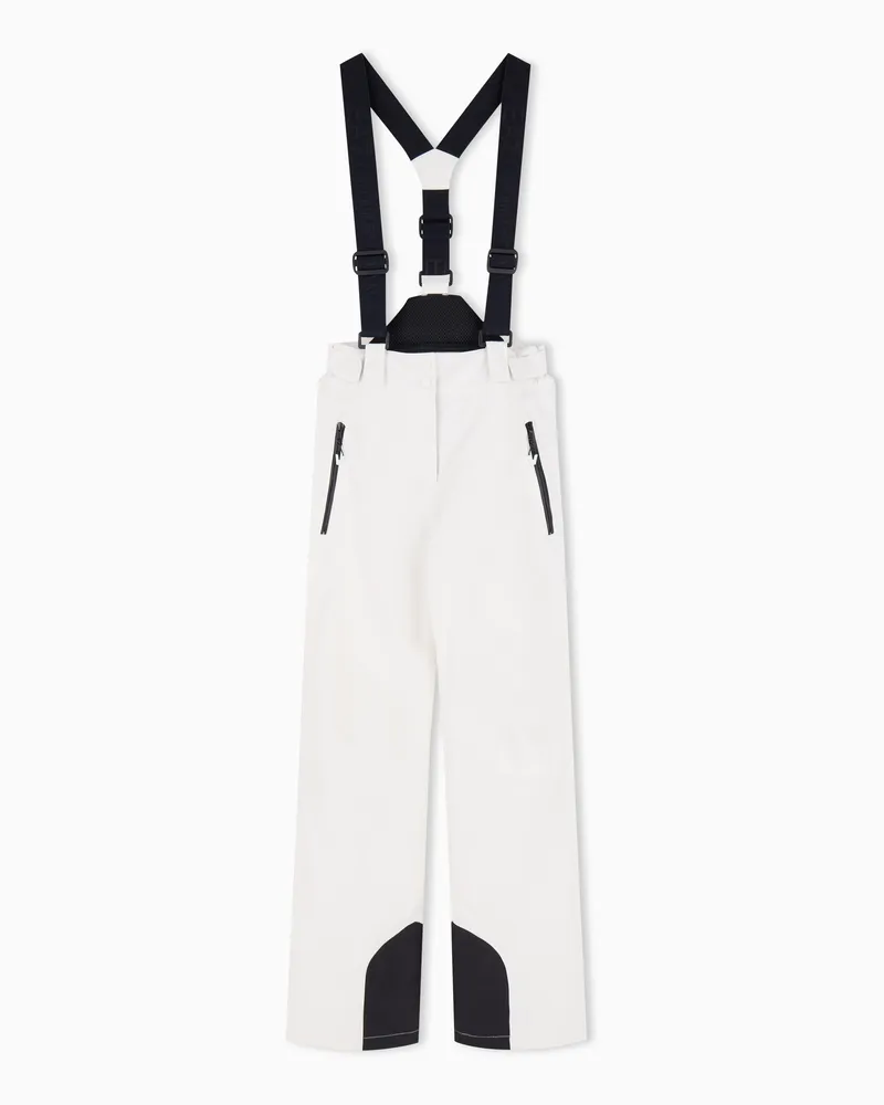 EA7 Skihose aus PROTECTUM7 mit STRATUM7-Wattierung Weiß