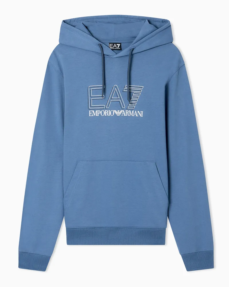 EA7 Hoodies Hellblau