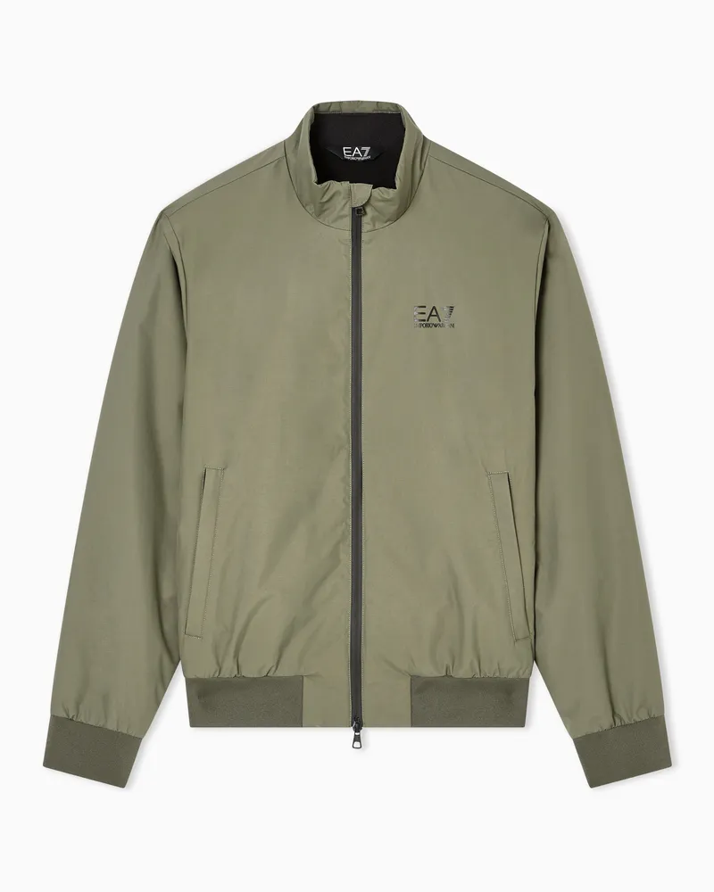 EA7 Core Identity Bomberjacke aus Funktionsgewebe Grün