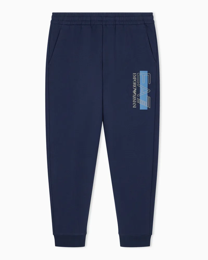 EA7 Hose Visibility Slim Fit aus Jersey Marineblau