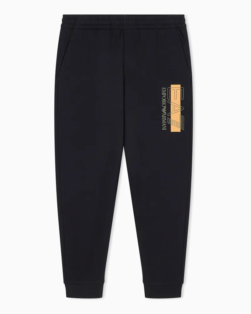 EA7 Hose Visibility Slim Fit aus Jersey Schwarz