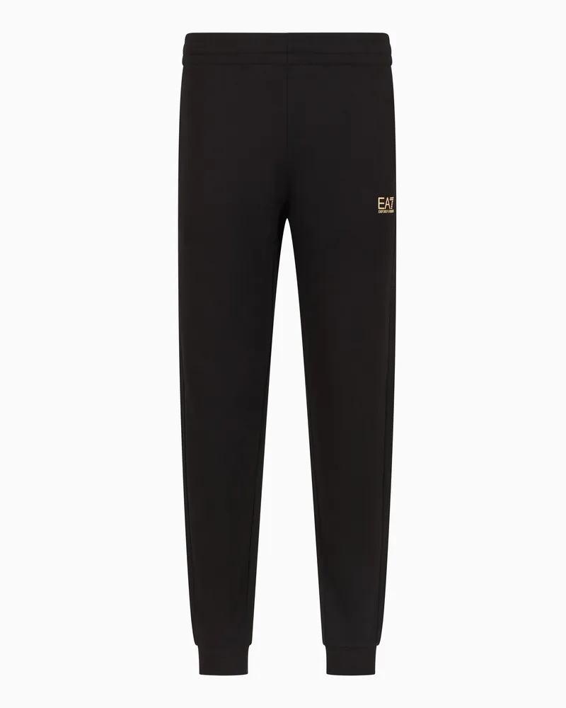 EA7 Core Identity Jogginghose aus Baumwolle Schwarz