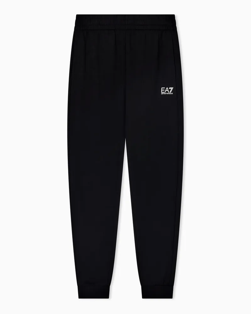 EA7 Core Identity Jogginghose aus Baumwolle Schwarz
