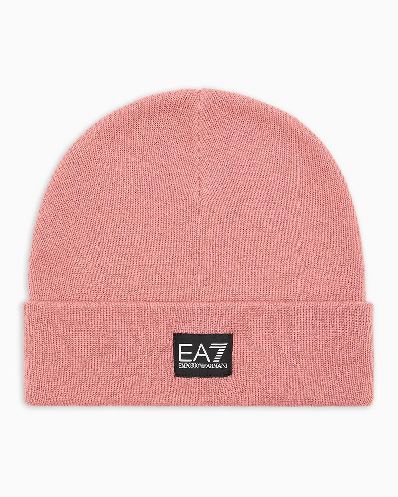 EA7 Beanie Junior aus Funktionsgewebe Pink