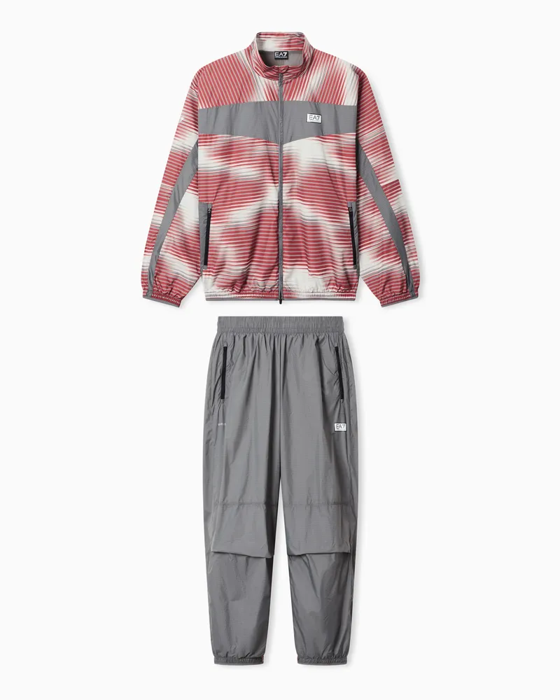 EA7 Dynamic Athlete Trainingsanzug aus VENTUS7-Funktionsgewebe mit Print Zweifarbig