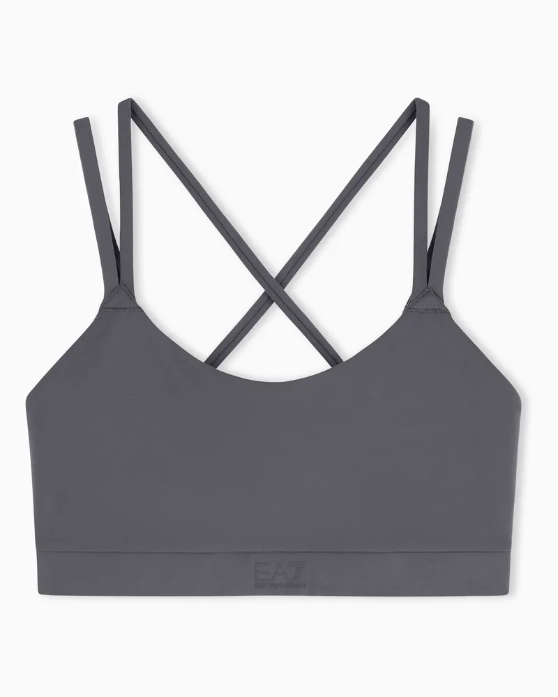 EA7 Fullness Sport-BH Vigor7 Grau