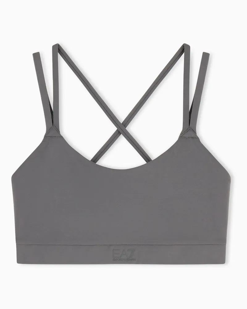 EA7 Fullness Sport-BH Vigor7 Grau
