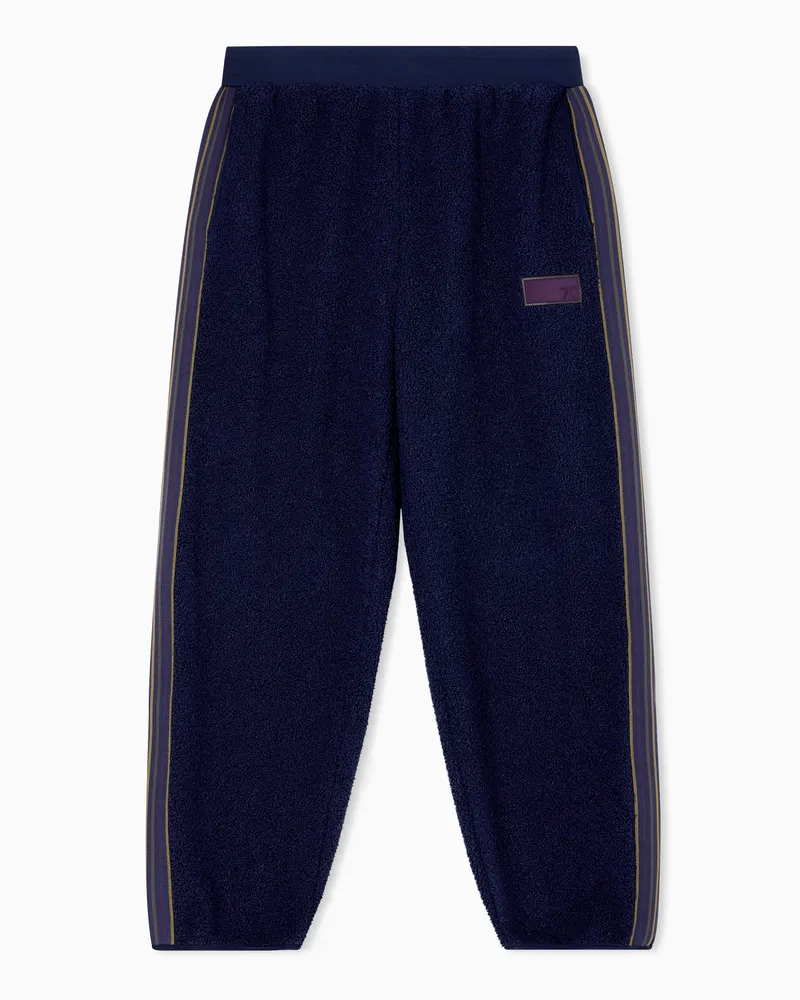 EA7 Unisex Hose des 7.0-Sortiments aus Funktionsgewebe mit Teddy-Effekt Blau