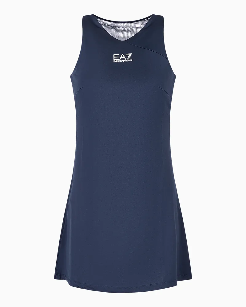EA7 Tennis Pro Poloshirt aus VENTUS7-Funktionsgewebe Marineblau
