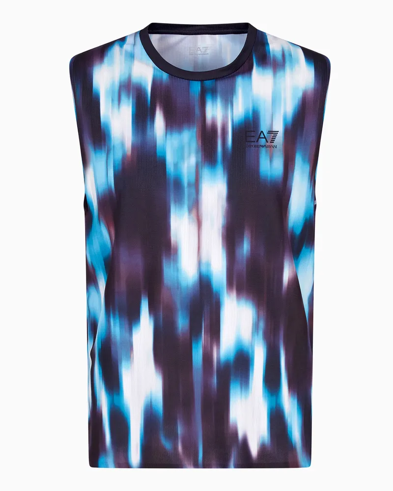 EA7 Tennis Pro Tanktop aus VENTUS7-Funktionsgewebe Blau