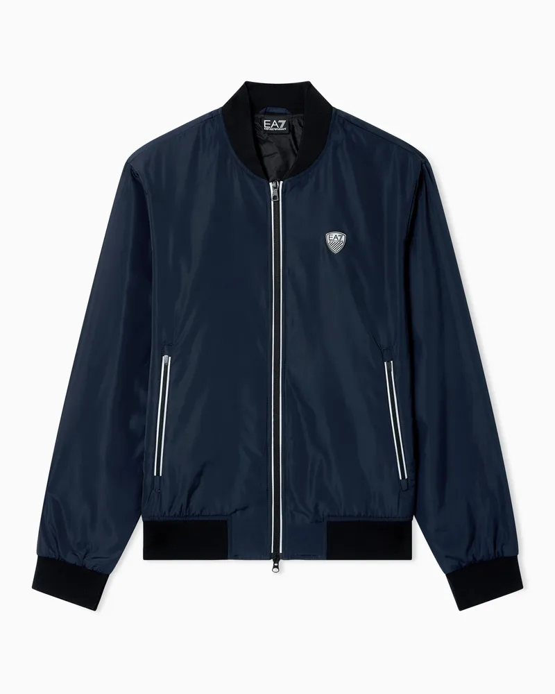 EA7 Premium Shield Bomberjacke aus Nylon Blau