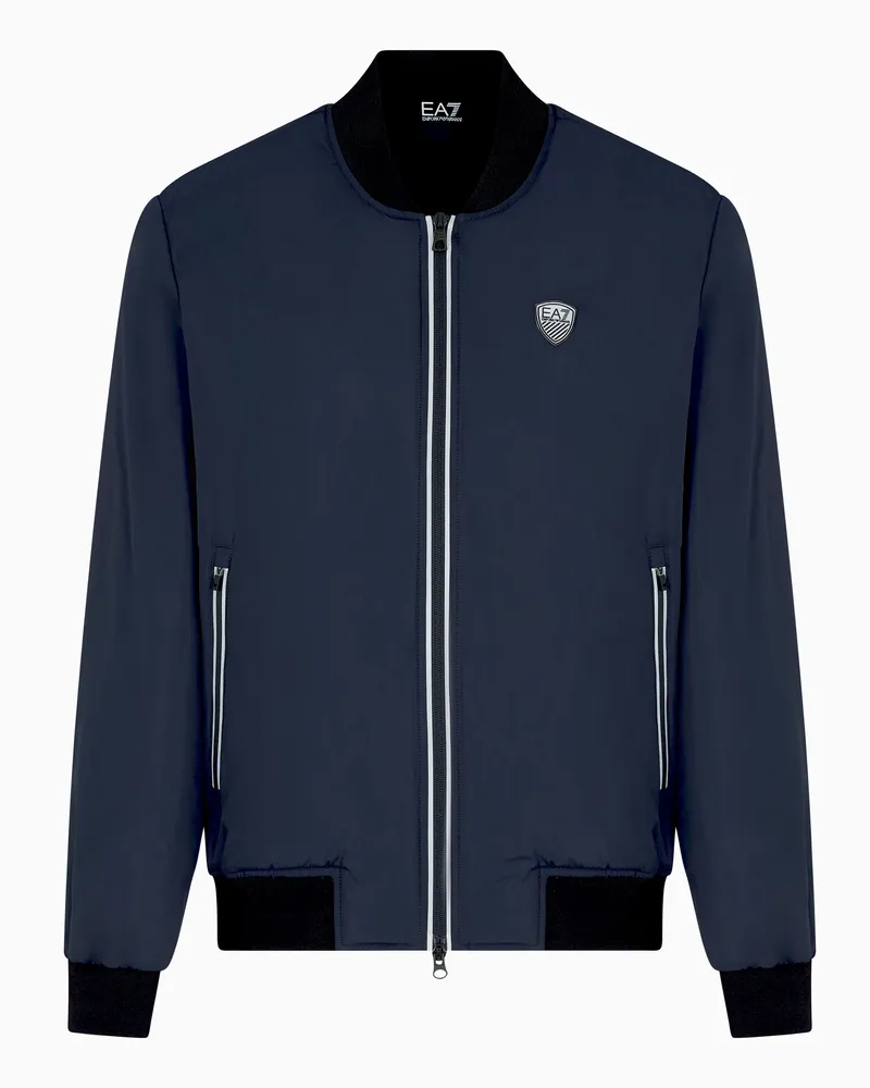 EA7 Premium Shield Bomberjacke aus Nylon Blau