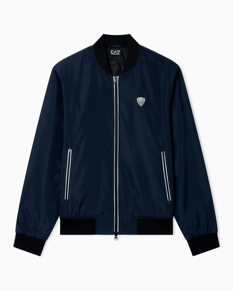 EA7 Premium Shield Bomberjacke aus Nylon Blau
