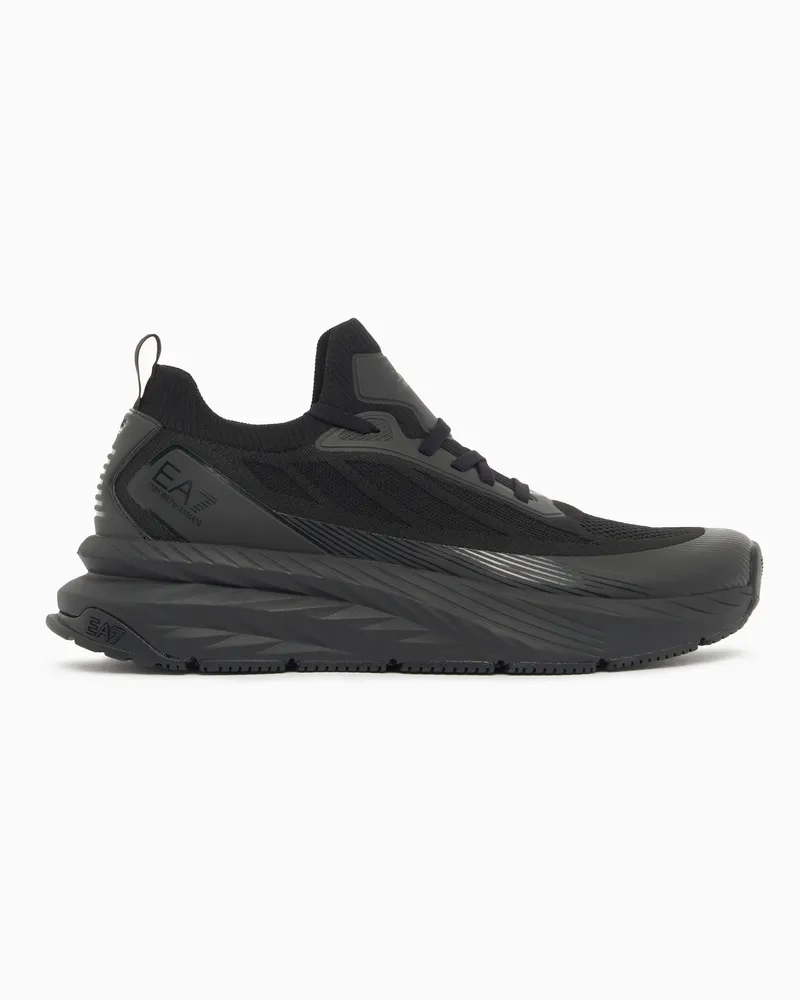 EA7 Crusher sonic sneaker strick aus Mesh Crusher Sonic Knit Schwarz