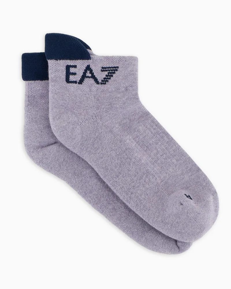 EA7 Tennis Pro Socken aus Baumwollmischung Violett