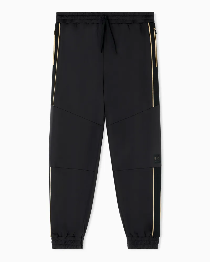 EA7 Soccer Jogginghose aus Funktionsgewebe Schwarz