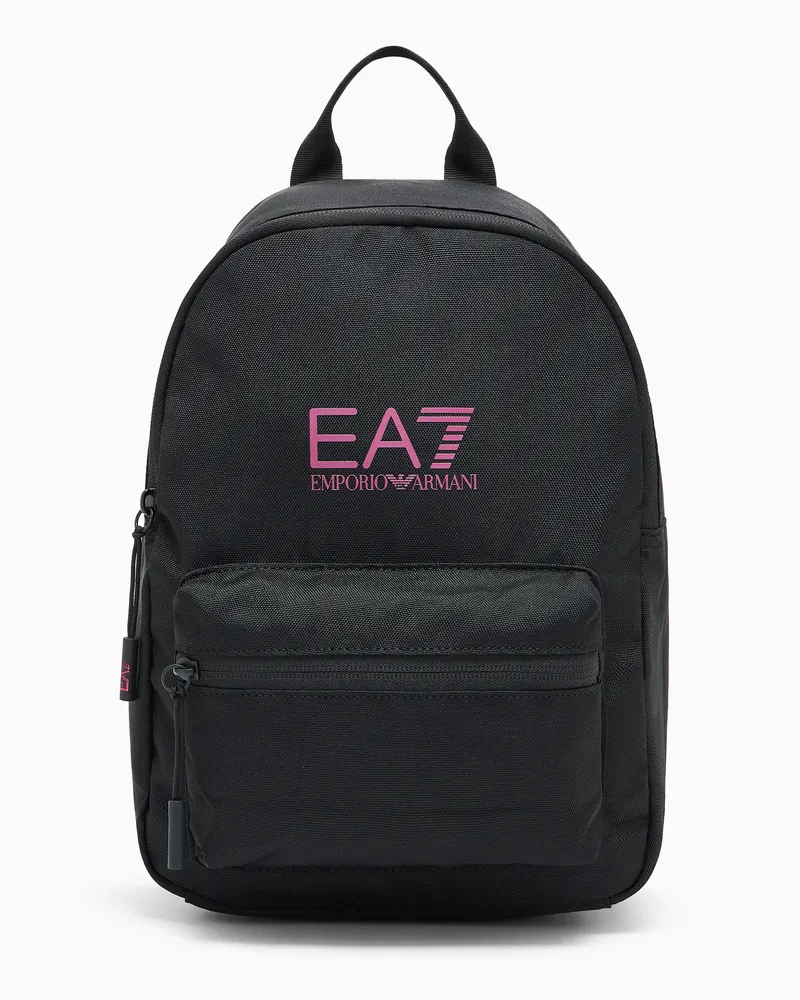 EA7 Runder Rucksack Junior Schwarz