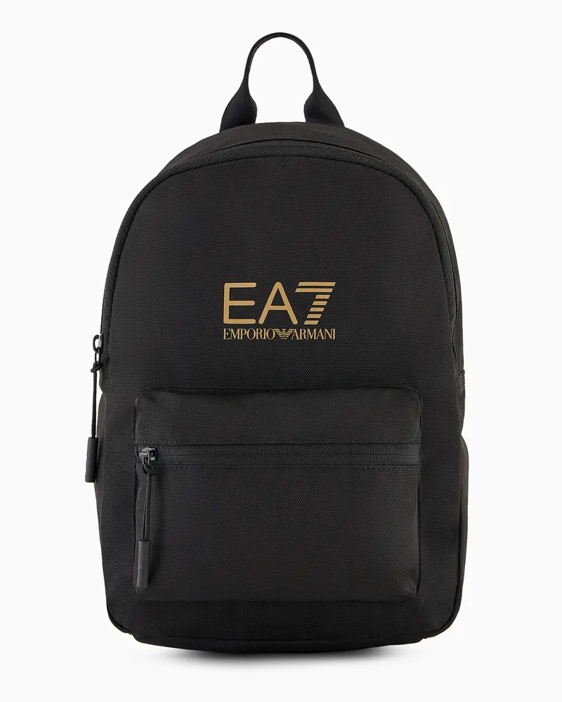 EA7 Runder Rucksack Junior Schwarz